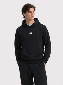New Balance All Day Uniform Men's Pullover Hoodie Black - Negro - Ver 1