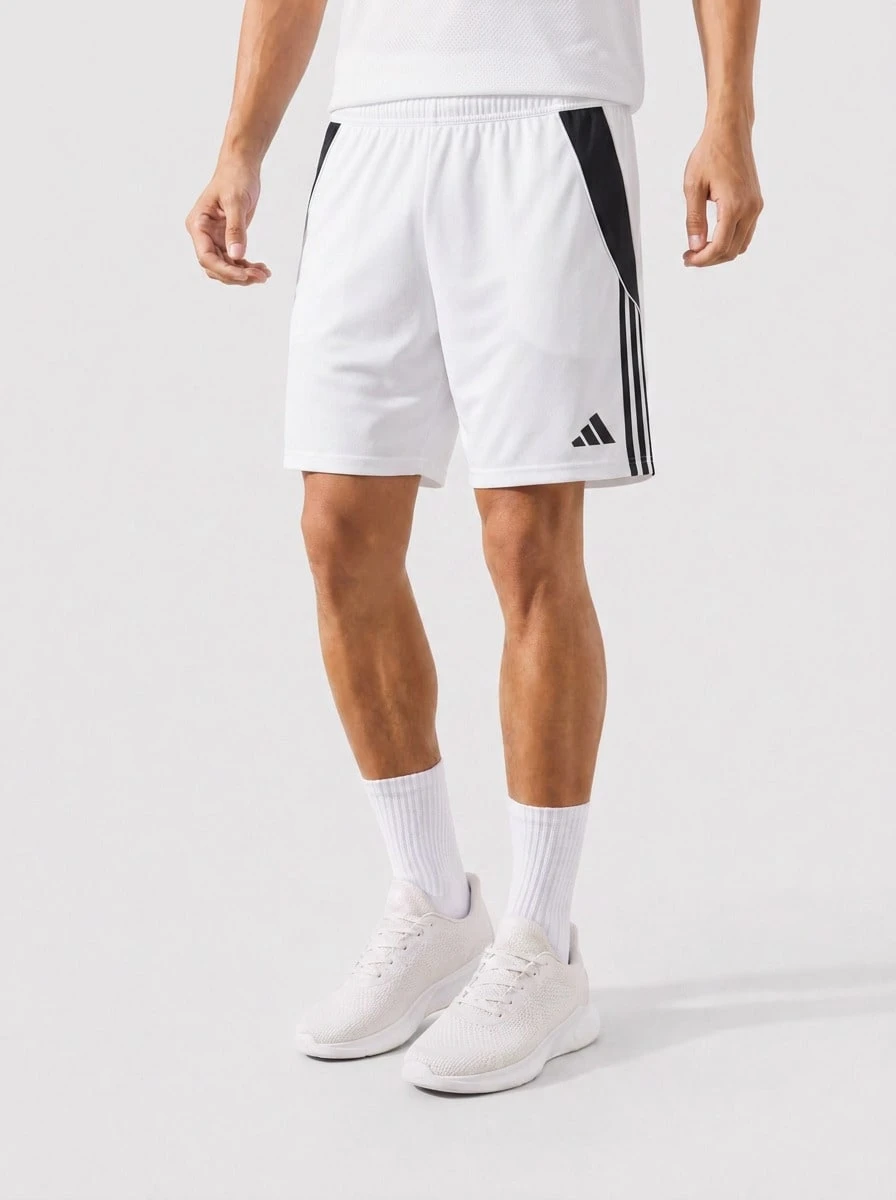 Adidas Men's Sports Shorts Breathable Soft Quick-Dry Daily Outdoor Training White IR9380 - White - View 1