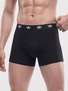 Adidas Men's Trunks Durable Elastic Waist Classic Fit Weekend Training Daily 4AR002-901 - 黑與白 - 查看 1