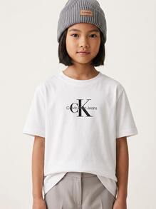 CALVIN KLEIN KIDS Women's Versatile Lightweight Easy To Match Sports Outdoor Training White IG0IG01470-YAFG - Bright white/grey - 查看 1