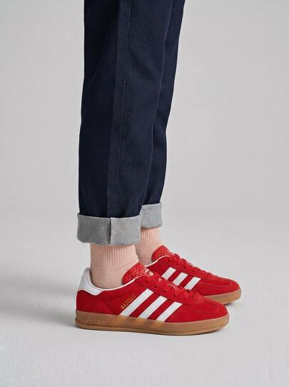 Adidas Gazelle Women's Casual Athletic Shoes Versatile Stylish Cushioned Walking Outing Commuting White JS3801