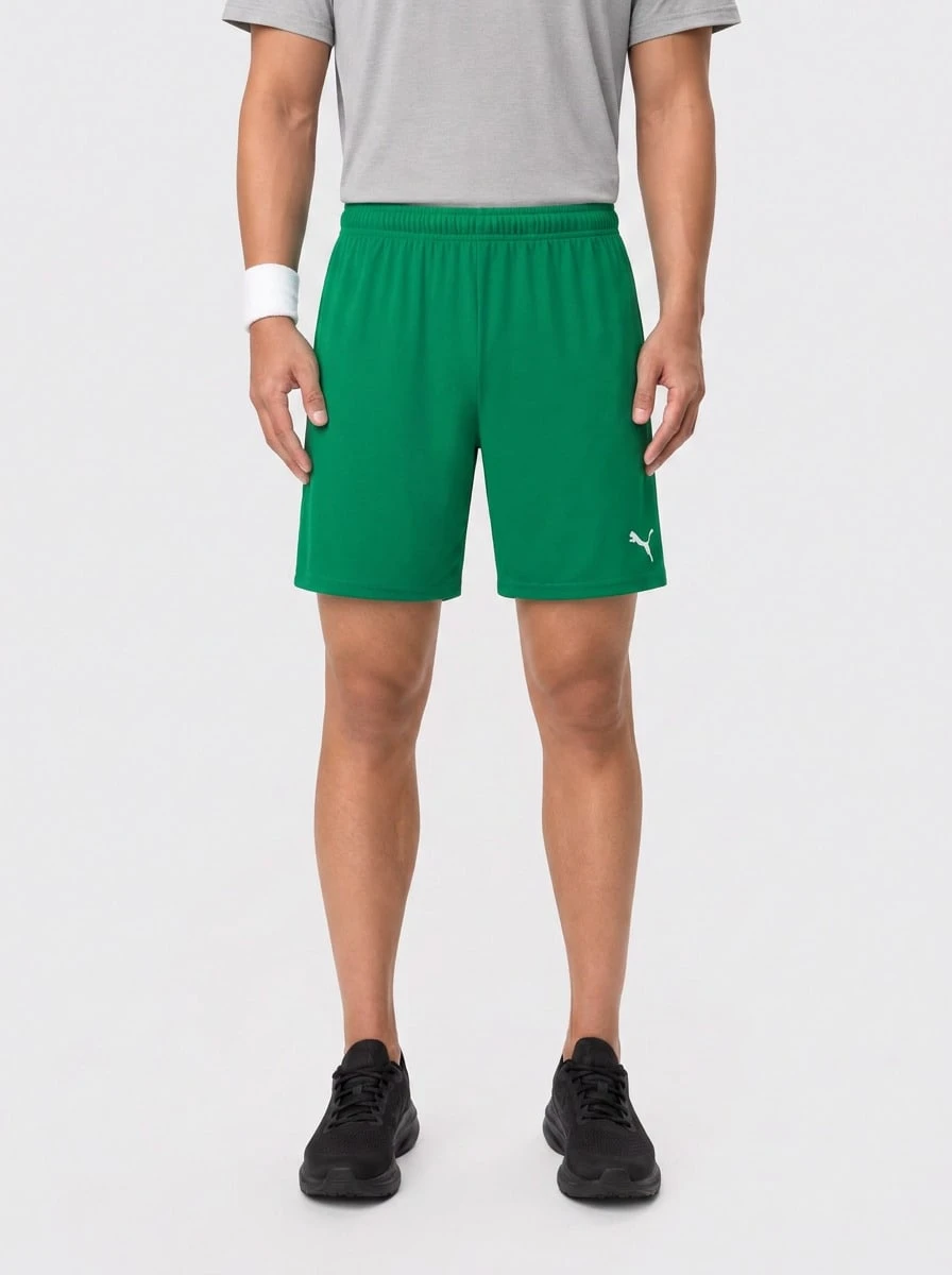 Puma Teamgoal Men's Shorts Green - Verde - Ver 1