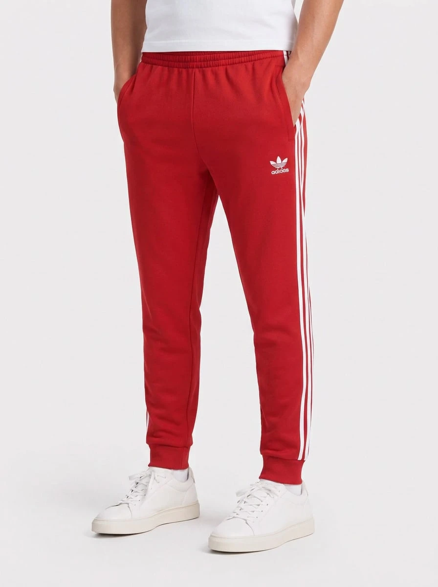 Adidas Men's Outdoor Pants Easy To Match Soft Stretchy Travel Sports Office Red HF2134 - Rojo - Ver 1