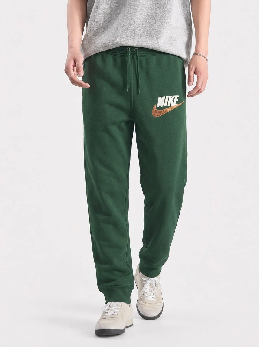 Nike Men's Outdoor Pants Quick-Dry Breathable Skin-Friendly Weekend Training Daily Green FN3094-323 - Green - View 1