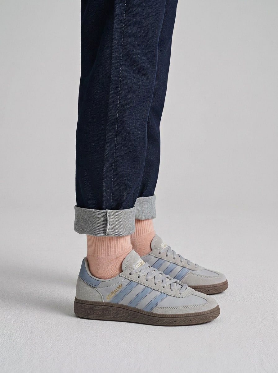 Adidas Handball Spezial 儿童运动鞋 灰色一/灰色一/灰色二 JQ0735 - 灰一/灰一/灰二 - 查看 1