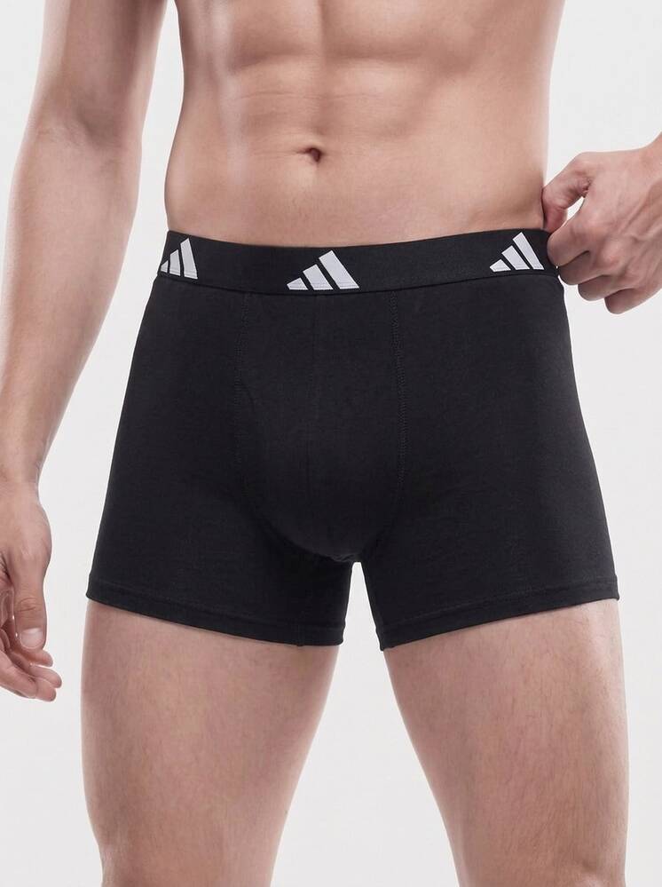 Adidas Men's Trunks Stretchy Quick-Dry Breathable Commuting Casual Gym 4AM002-907 - Blue - View 1