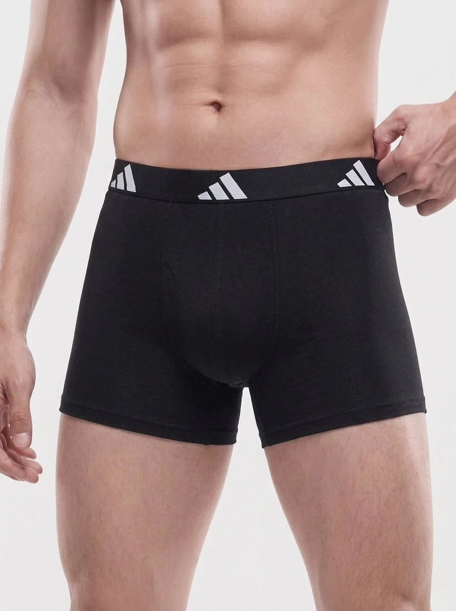 Adidas 3 Pack Men's Sports Underwear - Blue - View 1