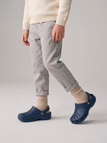 Crocs CLASSIC CLOG Kids' Clogs Comfortable Classic Durable Shopping Daily Weekend Navy 206990-410 - Navy - View 1