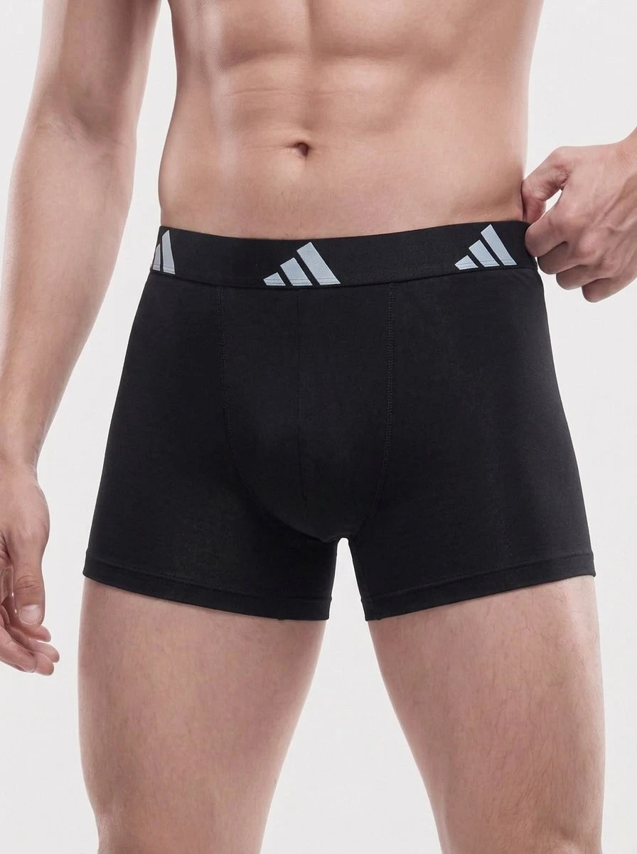 Adidas 3 paquete Men's Sports Underwear - Negro - Ver 1