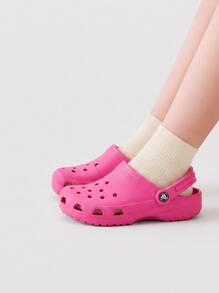 Crocs CLASSIC CLOG Kids' Clogs Lightweight Versatile Comfortable Travel Shopping Walking 206991-6UB - Juice - View 1