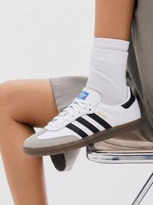 Adidas Samba OG Kids Shoes Core Black / Cloud White / Gum IE3679 - Cloud White / Core Black / Gum - View 1