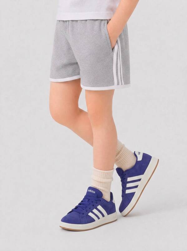 Adidas Grand Court Kids' Baskets Premium Modern Anti-Slip Commuting Gym Travel JP5894