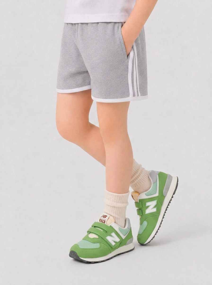 New Balance Kids' Sneakers Versatile Stylish Cushioned Weekend Casual Outing Green PV574RCA - Blue - View 1