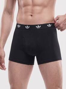 Adidas 3 paquete Men's Sports Underwear - Negro - Ver 1