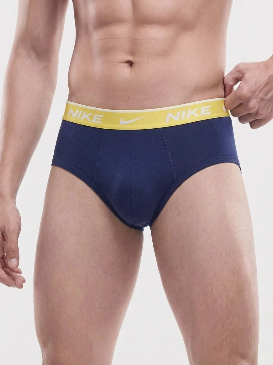 Nike Men's Trunks Durable Elastic Waist Classic Fit Gym Travel Sports 0000KE1006-411 - Blue Void Lghtning/Stdium Grn/Bl - View 1