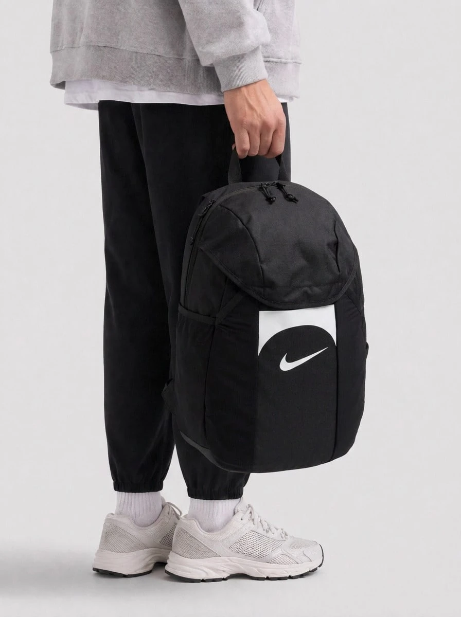 Nike Unisex Sturdy Waterproof Durable Travel Sports Shopping Black DV0761-011 - Black/Black/White - 查看 1