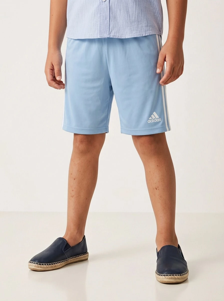 Adidas Men's Classic Fit Stretchy Easy To Match Casual Running Beach GN6716 - 藍色 - 查看 1