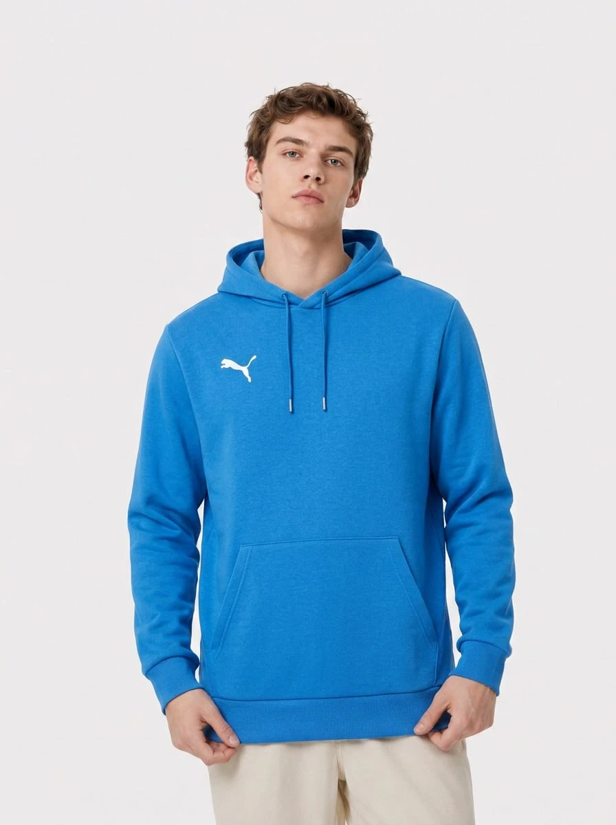 Puma Men's Sports & Outdoor Hoodies Comfortable Cozy Breathable Going Out Training Daily Blue 658618-02 - 藍色 - 查看 1