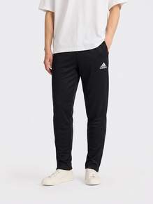 Adidas Men's Sports Pants Classic Fit Easy To Match Soft Outdoor Commuting Casual HC0332 - 黑色 - 查看 1