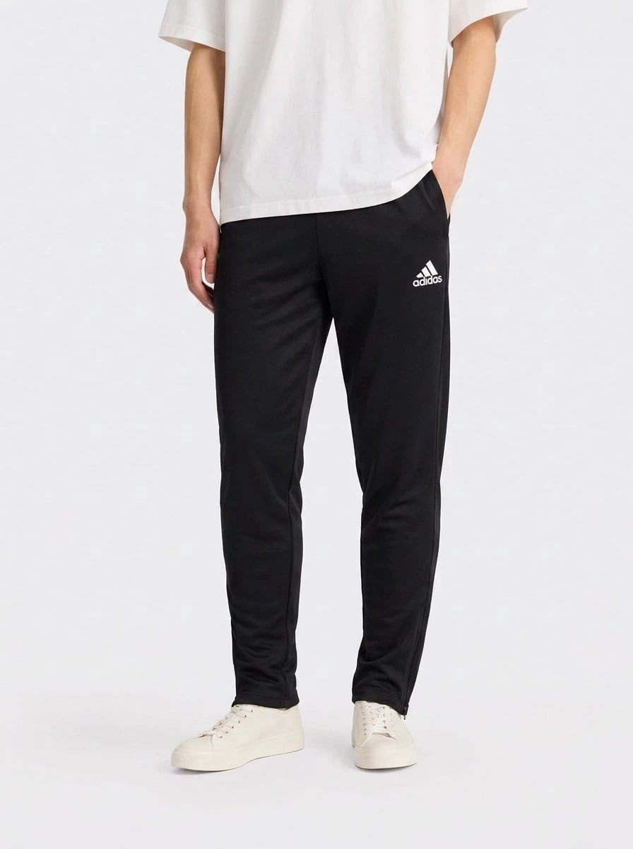 Adidas Men's Sports Pants Classic Fit Easy To Match Soft Outdoor Commuting Casual HC0332 - 黑色 - 查看 1