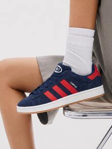 navy blue/red