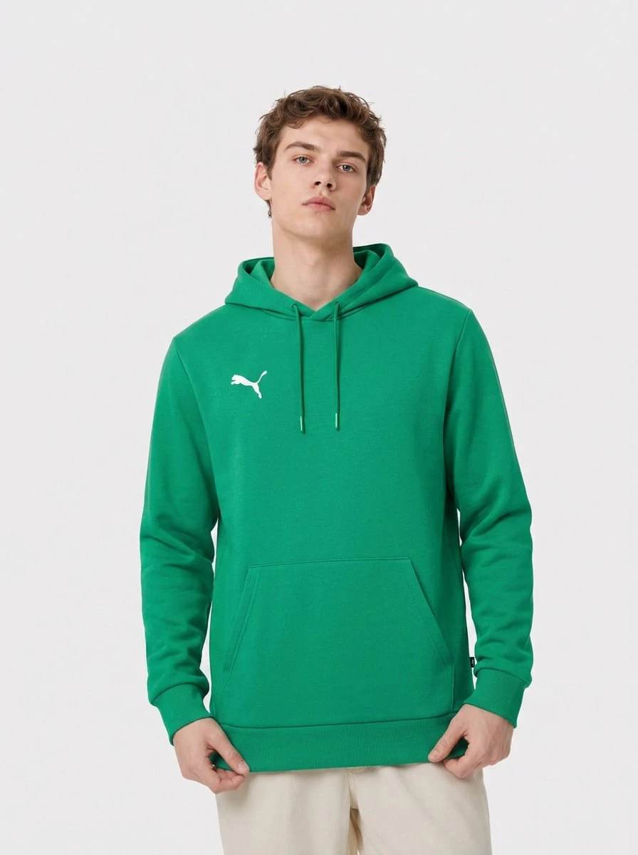Puma Teamgoal Men Hoodie Green - Green - View 1