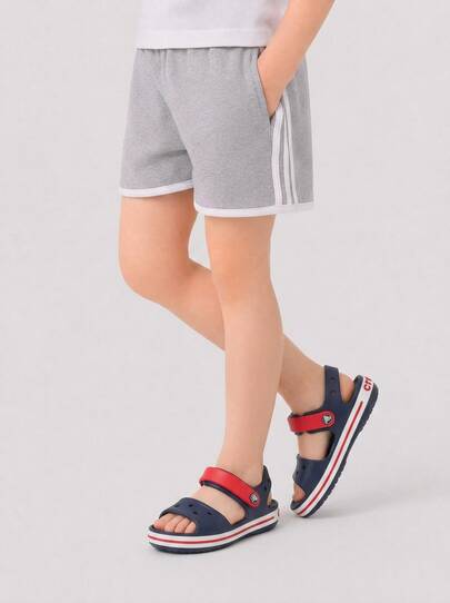 Crocs CLASSIC SANDAL Kids' Anti-Slip Versatile Flexible Vacation Pool Walking Blue 12856-485
