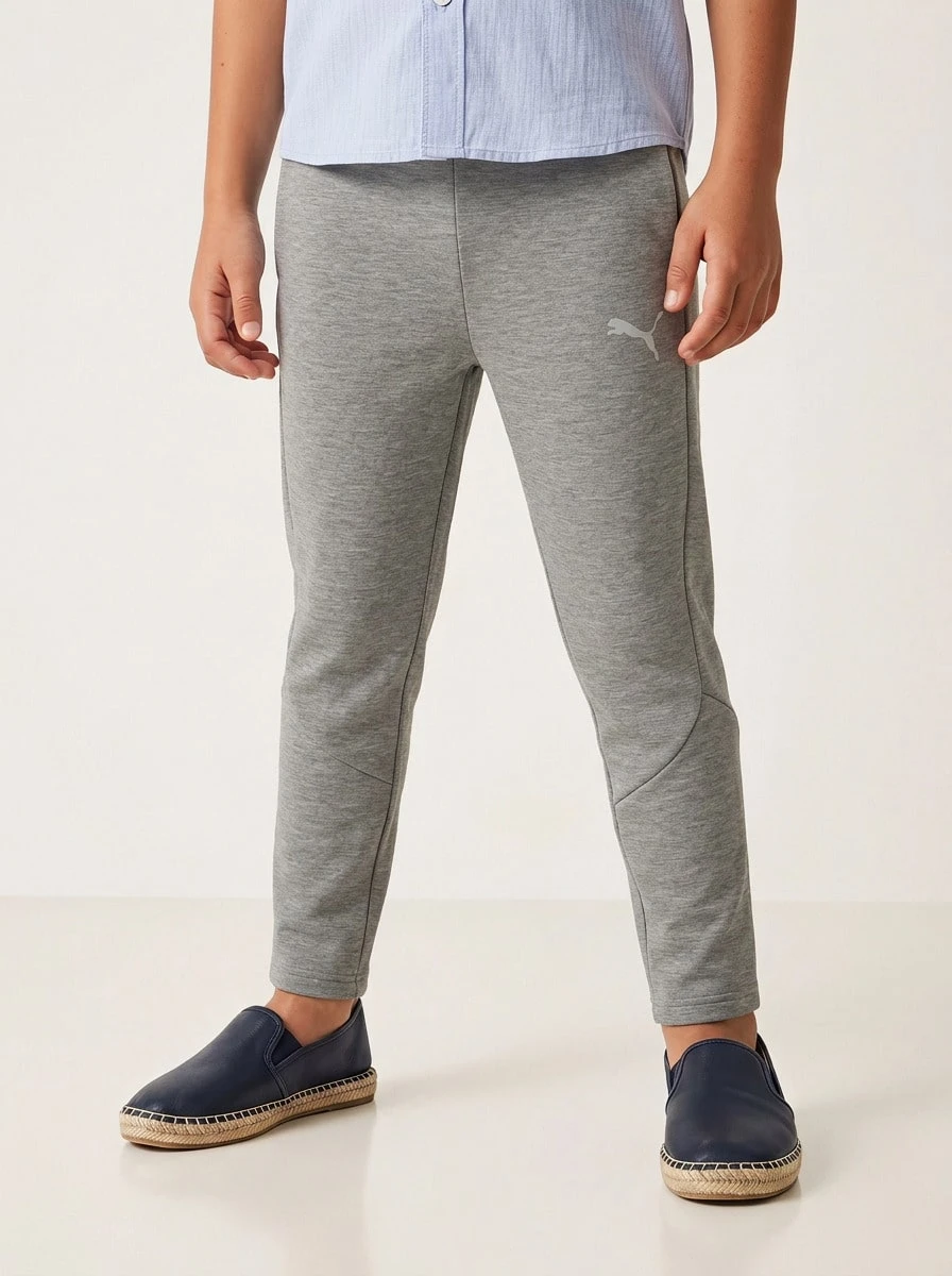 Puma Kids' Versatile Comfortable Lightweight Training Daily Outdoor Grey 846991-03 - Grey - View 1