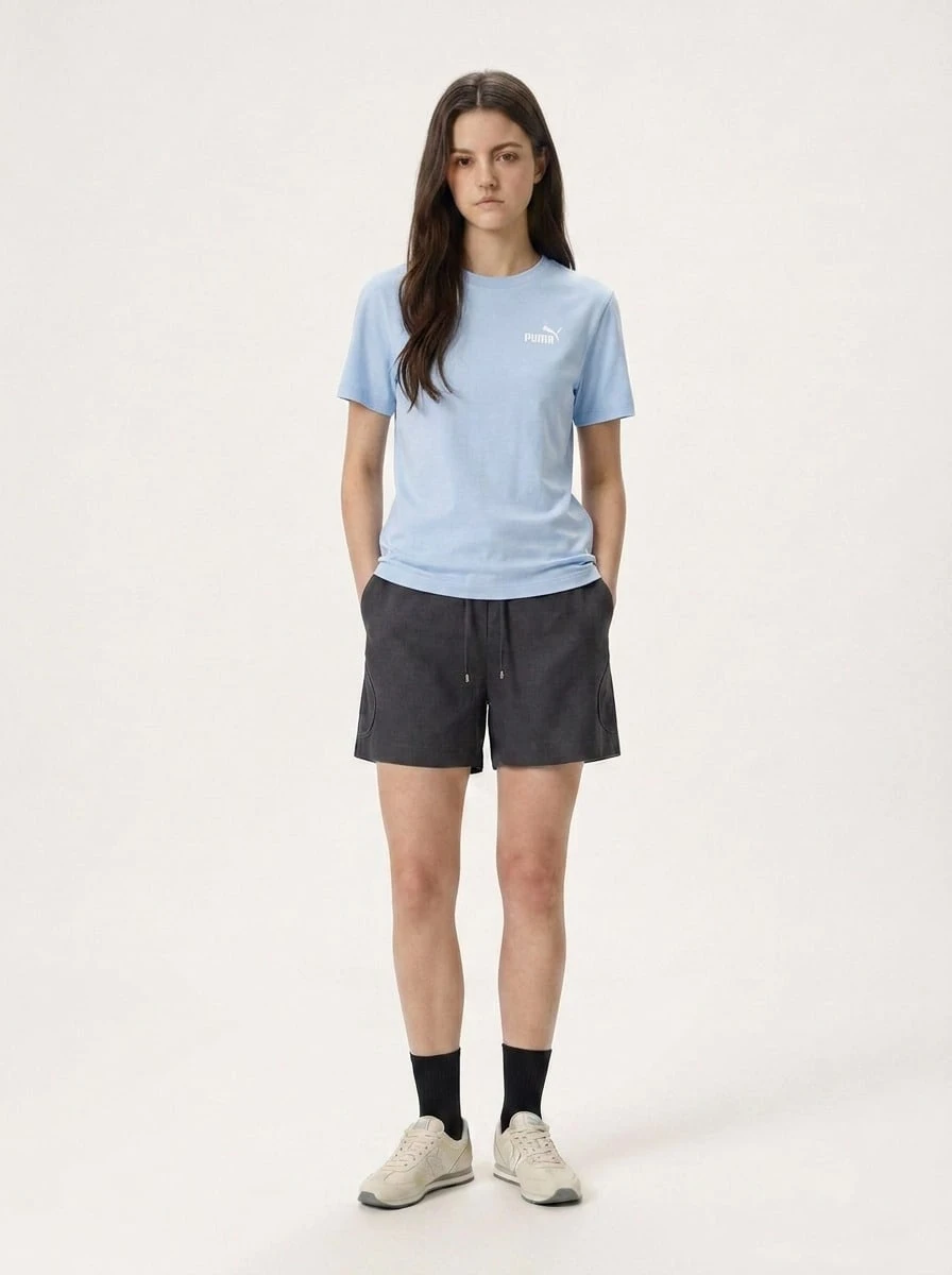 Puma Teen Soft Durable Comfortable Casual Outing Gym Blue 689101-48 - 藍色 - 查看 1