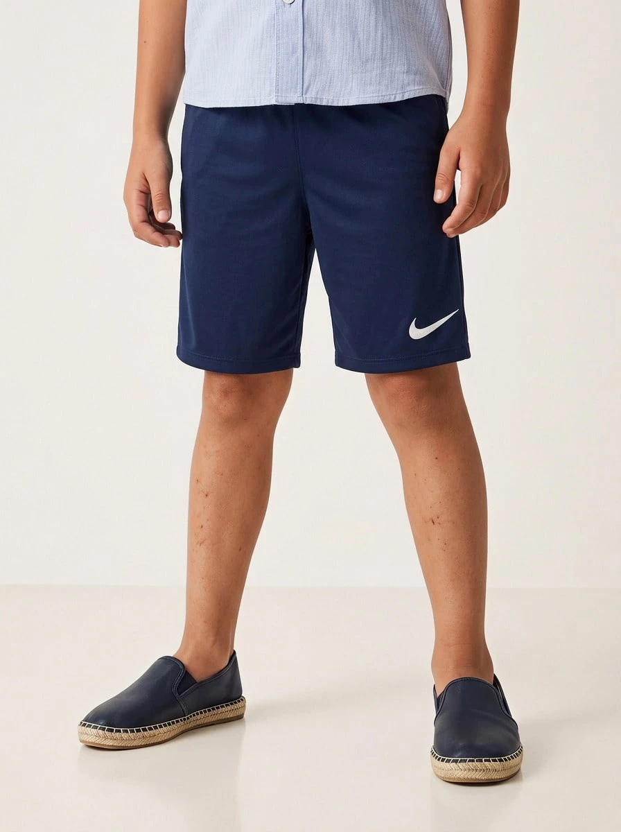 Nike Kids' Quick-Dry Moisture-Wicking Durable Daily Outdoor Training Blue BV6865-410 - 藏蓝色 - 查看 1