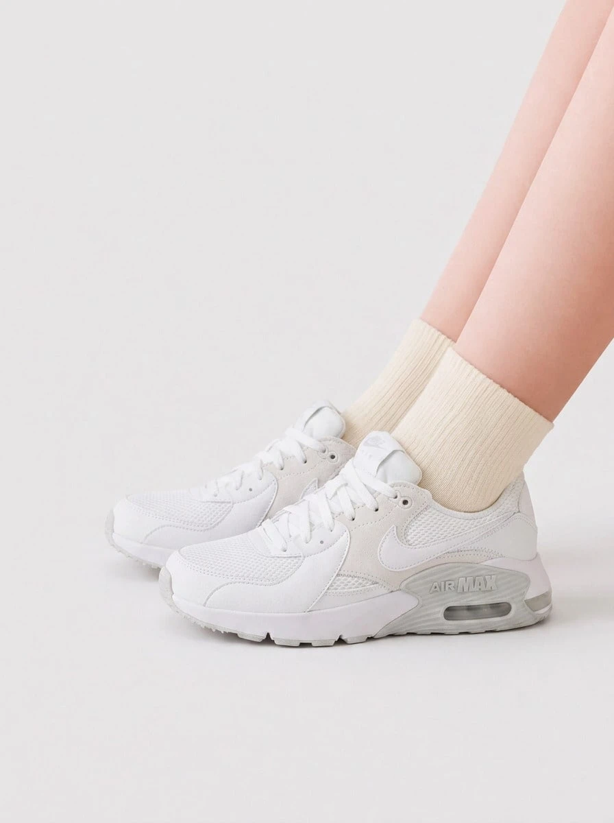 Nike Air Max Systm Kids' Sneakers Flexible Rubber Outsole Lightweight Daily Shopping Casual White DQ0284-102 - 白色/純鉑金/白色 - 查看 1