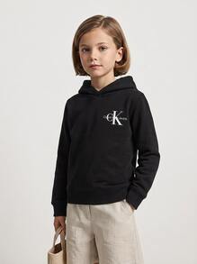 CALVIN KLEIN KIDS Unisex Classic Fit Comfortable Cozy Commuting Home School Black IU0IU00266-BEH - 黑色 - 查看 1