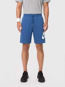 Nike Men's Outdoor Shorts Breathable Soft Quick-Dry Summer Gym Daily Blue FQ4950-476 - 藍色 - 查看 1