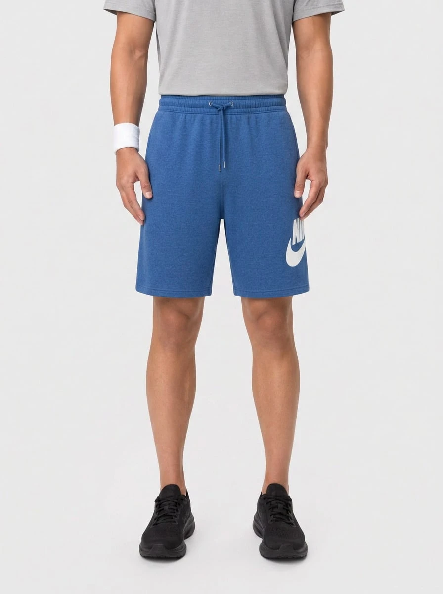 Nike Men's Outdoor Shorts Breathable Soft Quick-Dry Summer Gym Daily Blue FQ4950-476 - 藍色 - 查看 1