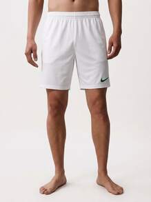 Nike Park 3 Men's Shorts White - WHITE/PINE GREEN - Ver 1