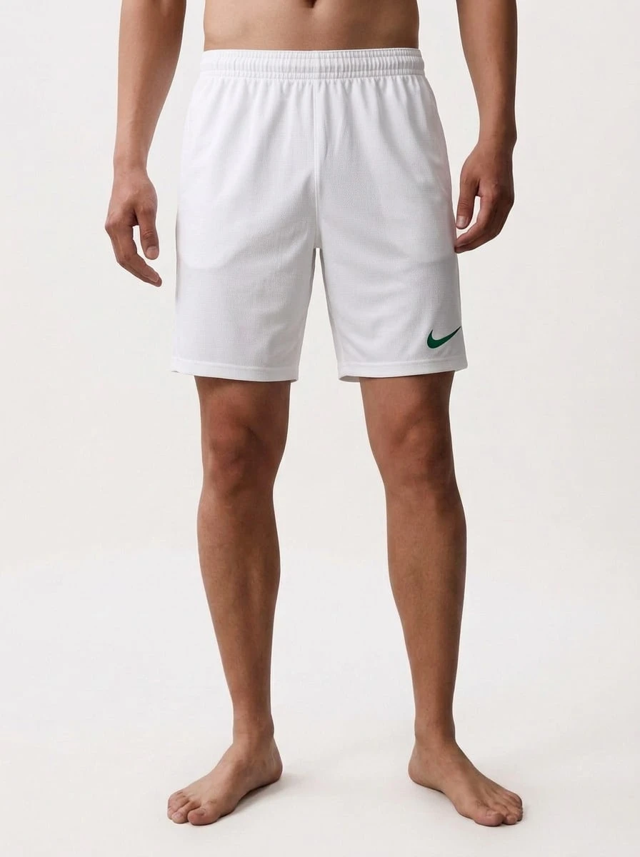 Nike Park 3 Men's Shorts White - WHITE/PINE GREEN - Ver 1