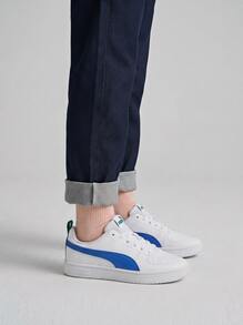 Puma Kids Sneakers White / Blue 384311 - WHITE - View 1