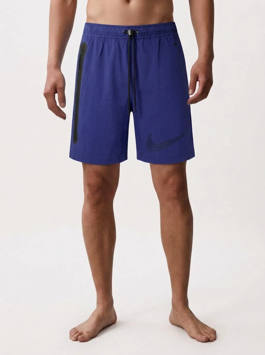 Nike Men's Sports Shorts Comfortable Classic Fit Stretchy Running Beach Sports HJ0679-539 - Deep Night/Black - View 1