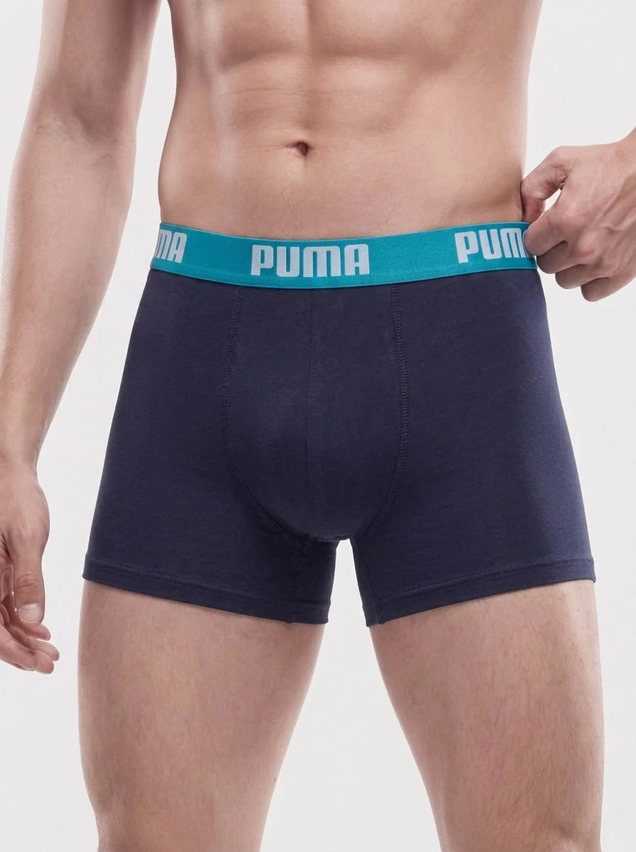 Puma Men's Trunks Quick-Dry Breathable Skin-Friendly Sports Office Weekend 521015001-796 - Baby Blue - View 1