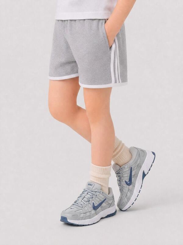 Nike P-6000 Kids' Sneakers Modern Anti-Slip Lace-Up Training Travel Running Blue HV5064-005