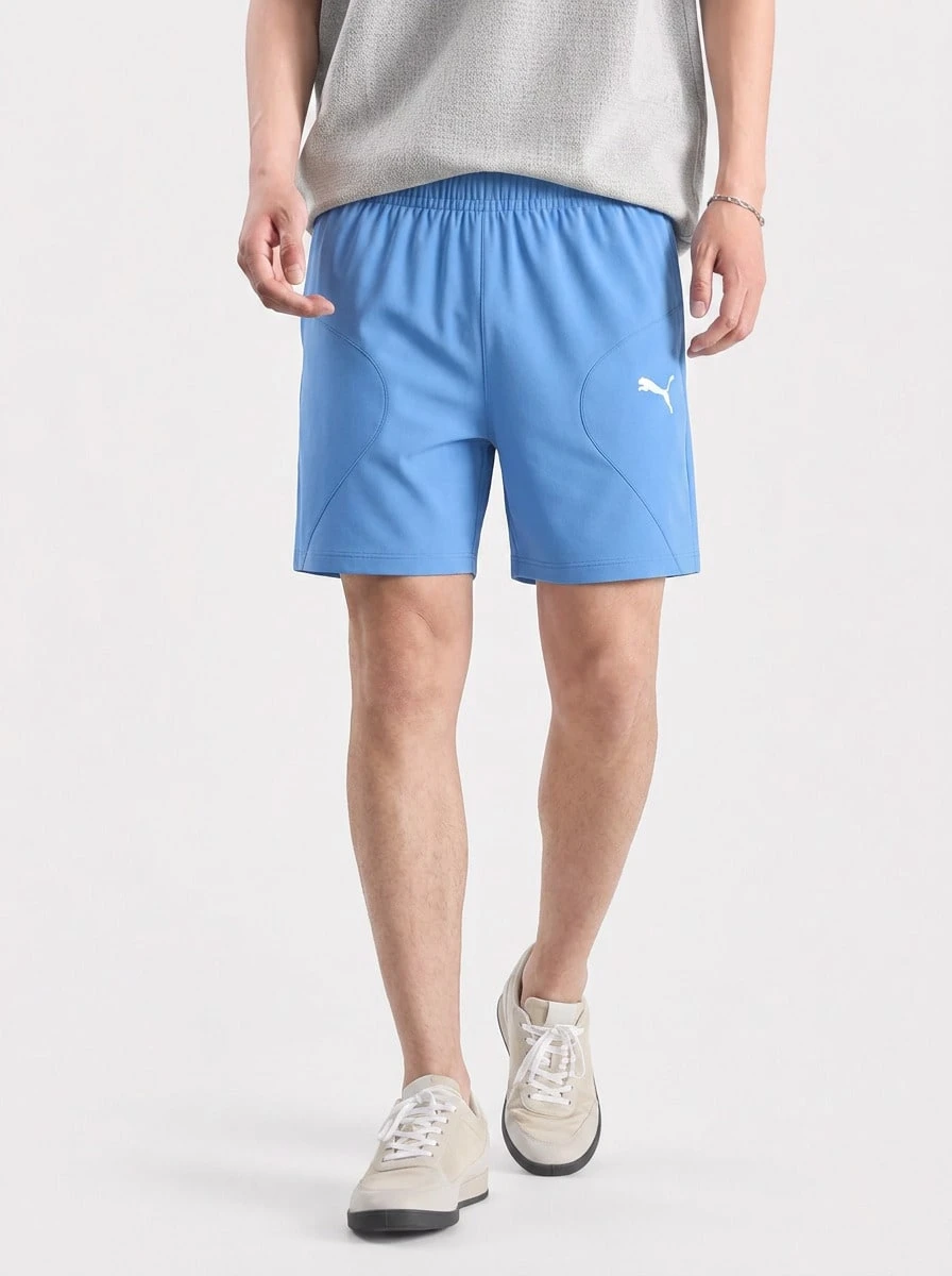 Puma Men's Sports Shorts Easy To Match Elastic Waist Breathable Sports Weekend Summer Blue 523158-46 - 寶藍色 - 查看 1