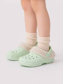 Crocs كلوج أطفال كلاسيكي بليتزن الرابع بلون الجاد CR210853 - أخضر - مشاهدة 1