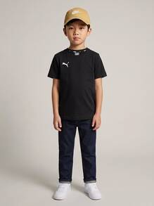 Puma Men's Moisture-Wicking Breathable Classic Fit School Casual Outing 656709-03 - Black - View 1