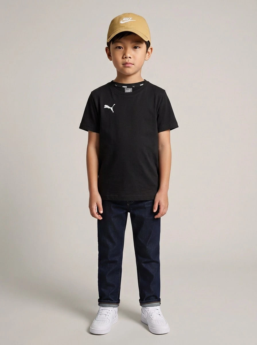 Puma Men's Moisture-Wicking Breathable Classic Fit School Casual Outing 656709-03 - Black - View 1