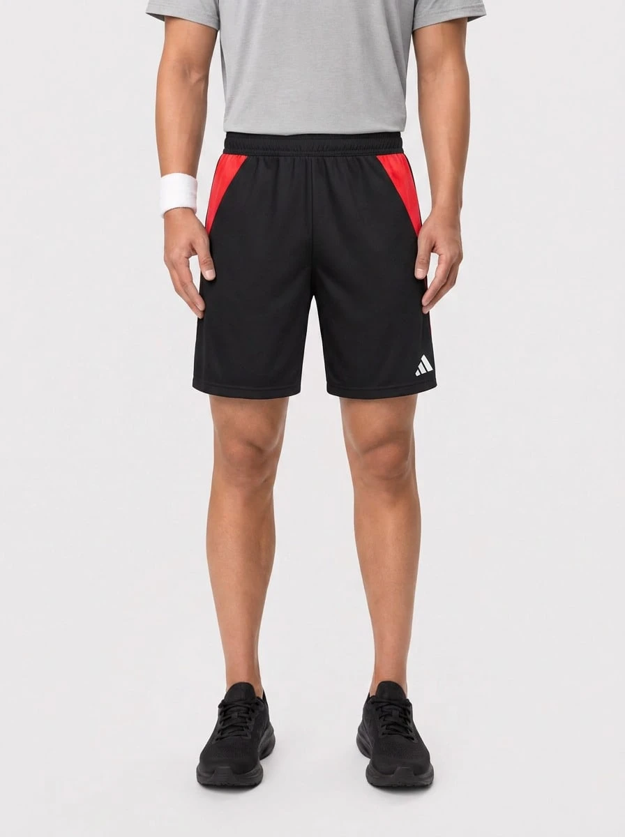 Adidas Tiro 24 Men's Shorts Black - Negro/App solarRred - Ver 1