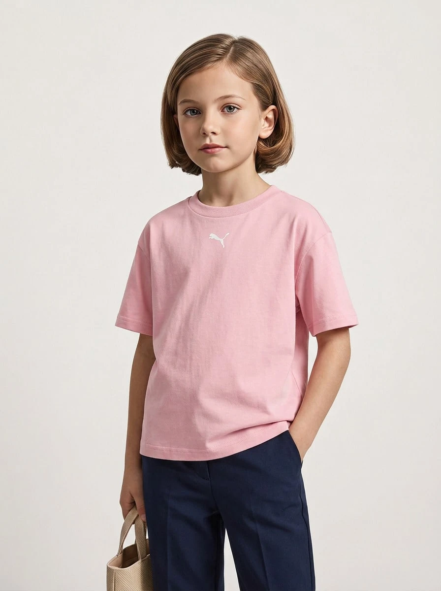 Puma Teen Quick-Dry Skin-Friendly Stretchy Weekend Sports Outdoor Pink 685131-65 - 粉色 - 查看 1