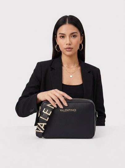 Valentino Alexia Women Shoulder Bag Black