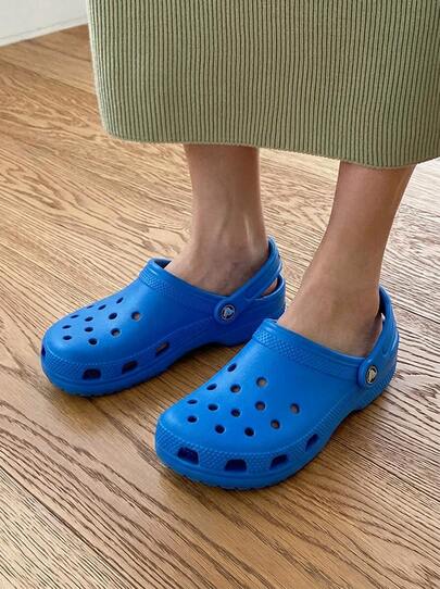 Crocs CLASSIC CLOG Women's Clogs Breathable Durable Ergonomic Summer Shopping Daily Blue 10001-4KZ