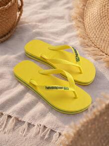 Havaianas Women's Quick-Dry Easy To Match Anti-Slip Casual Outing Vacation Yellow 4149370-8809 - Citrus Yellow/Citrus Yellow - Übersicht 1