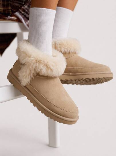 UGG Classic Ultra Mini Chalet Women's Snow Boots Beige 1173832SNDCS